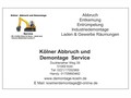 Kölner Abbruch und Demontage Service UG (haftungsbeschränkt)