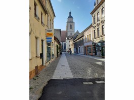 Blick zur Stadtkirche