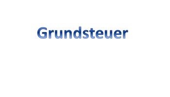 Grundsteuer-Reform: Verband Wohneigentum fordert aufkommensneutrale, sozial gerechte Steuer